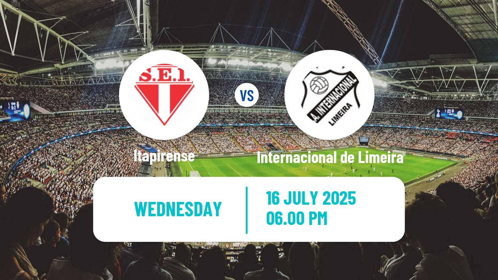 Football Brazilian Copa Paulista Itapirense - Internacional de Limeira
