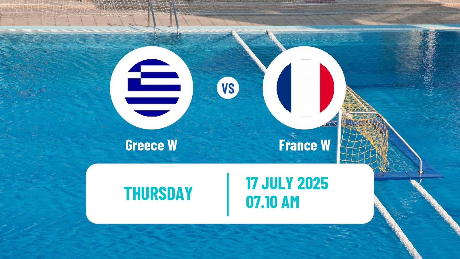 Water polo World Championship Water Polo Women Greece W - France W