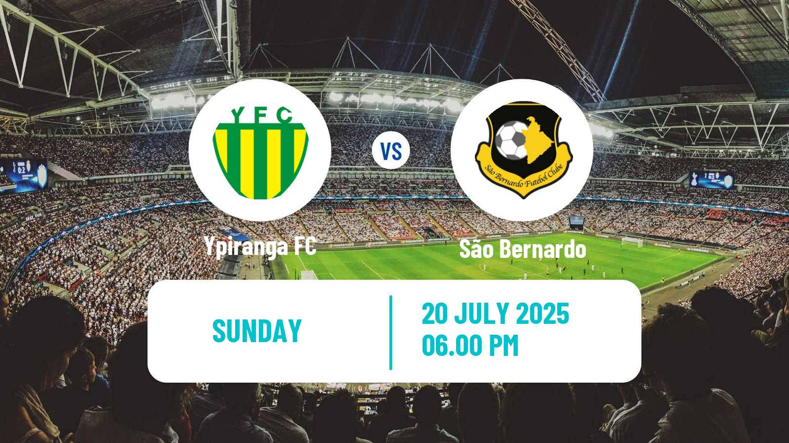 Football Brazilian Serie C Ypiranga - São Bernardo
