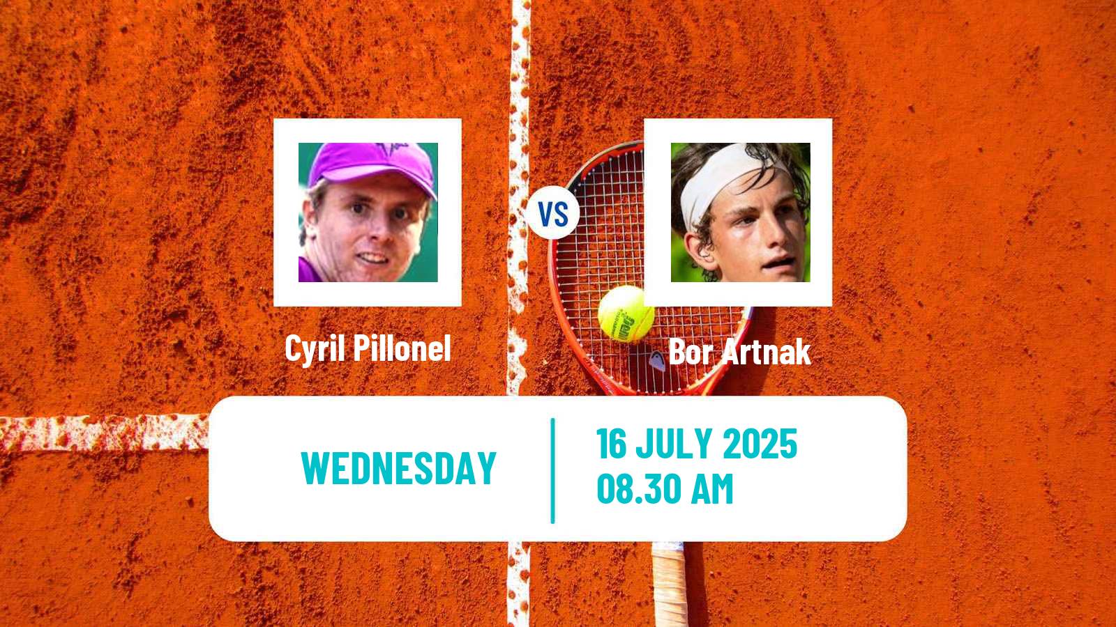 Tennis ITF M15 Nova Gorica Men Cyril Pillonel - Bor Artnak