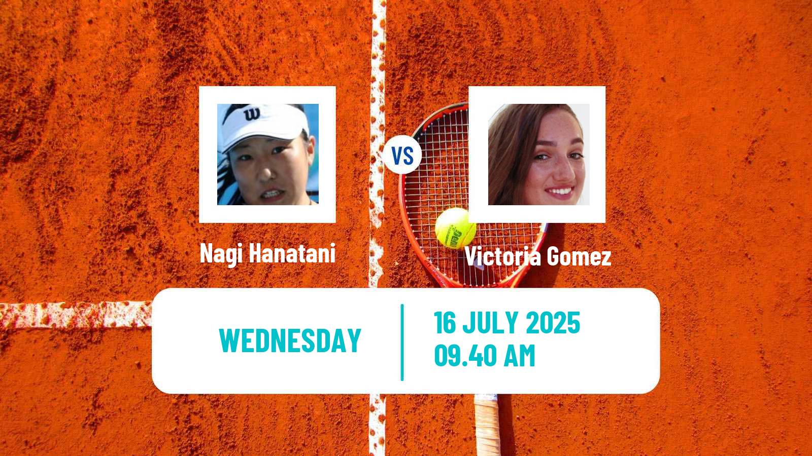 Tennis ITF W75 Vitoria Gasteiz Women 2025 Nagi Hanatani - Victoria Gomez
