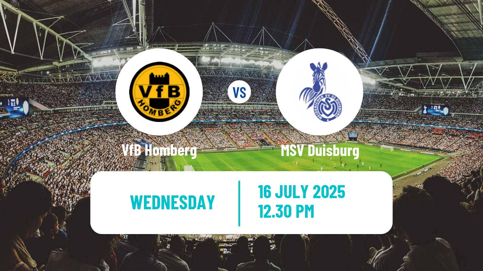 Football Club Friendly Homberg - Duisburg