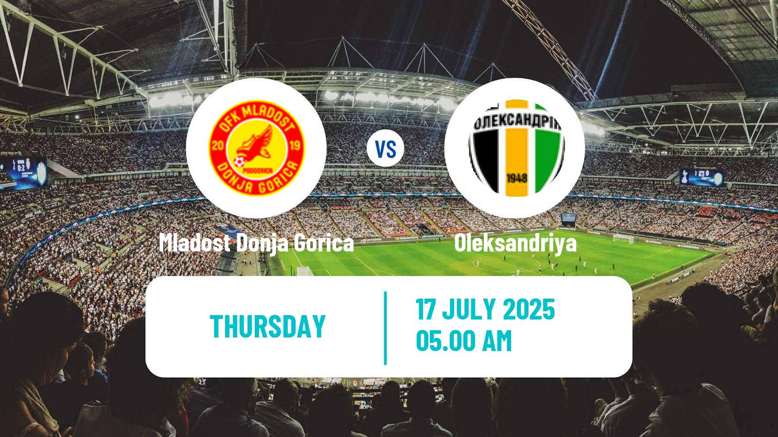 Football Club Friendly Mladost Donja Gorica - Oleksandriya