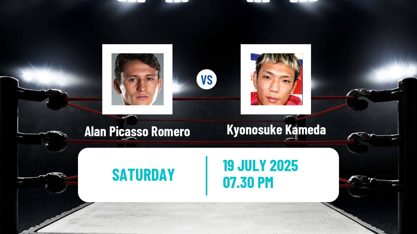 Boxing Super Bantamweight Others Matches Men Alan Picasso Romero - Kyonosuke Kameda