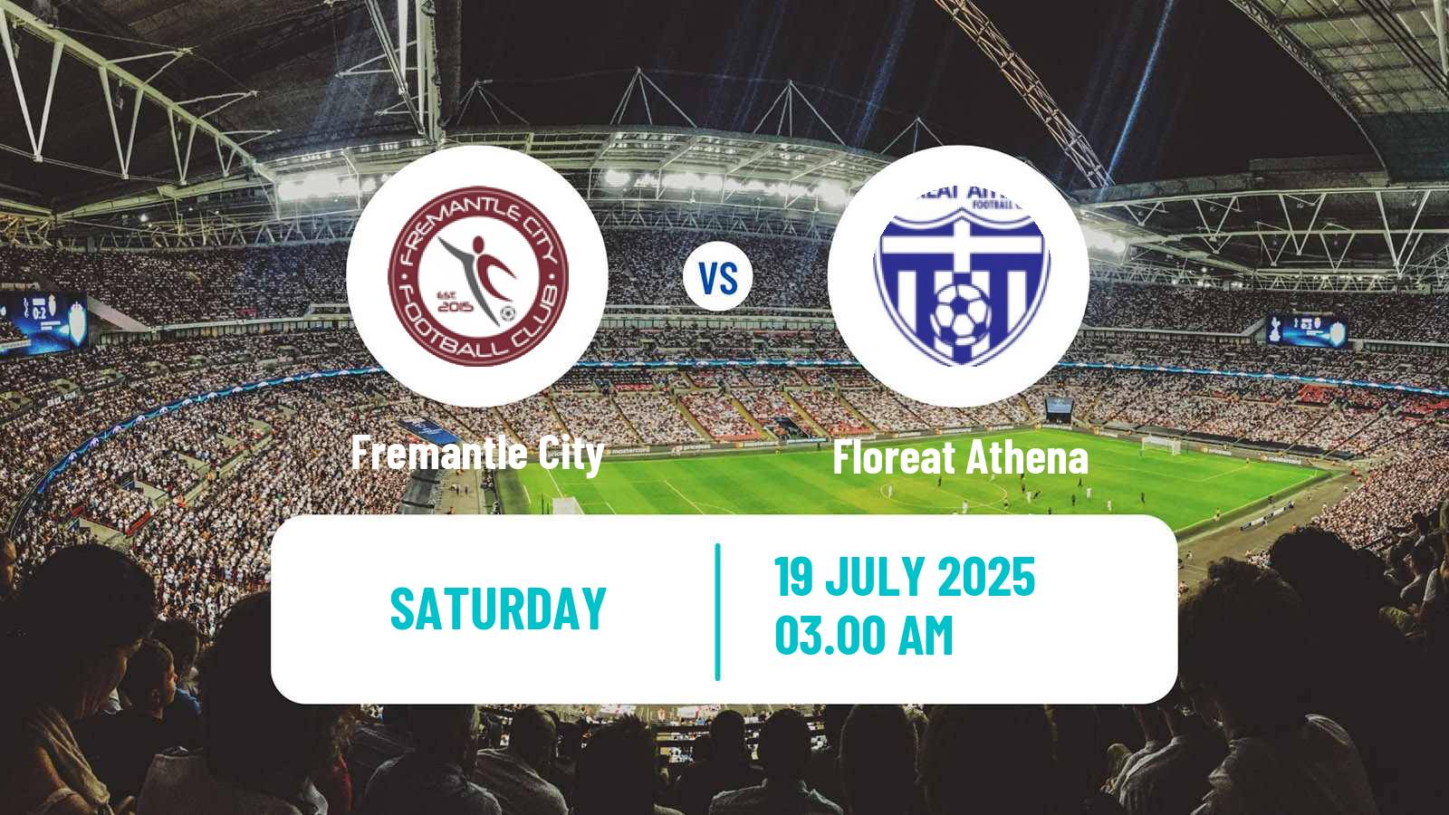 Football Australian NPL Western Australia Fremantle City - Floreat Athena
