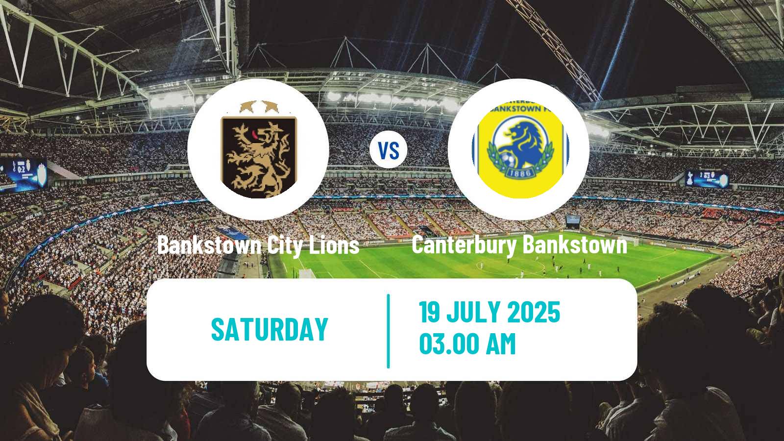 Football Australian NSW League One Bankstown City Lions - Canterbury Bankstown