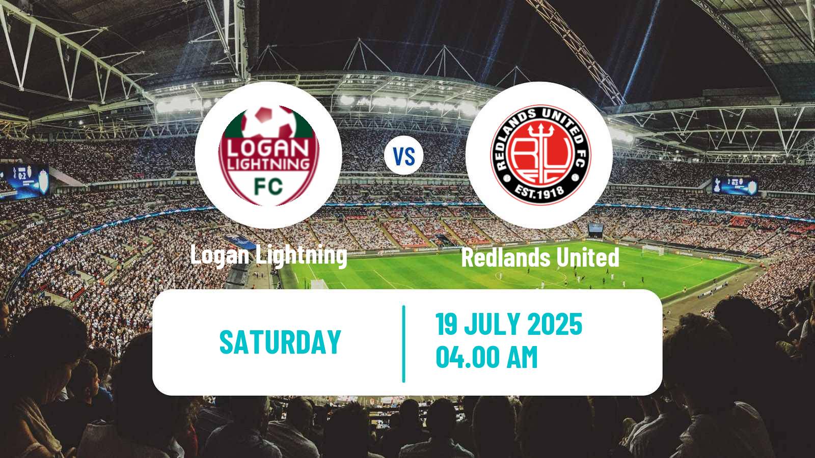 Football Australian Queensland Premier League Logan Lightning - Redlands United