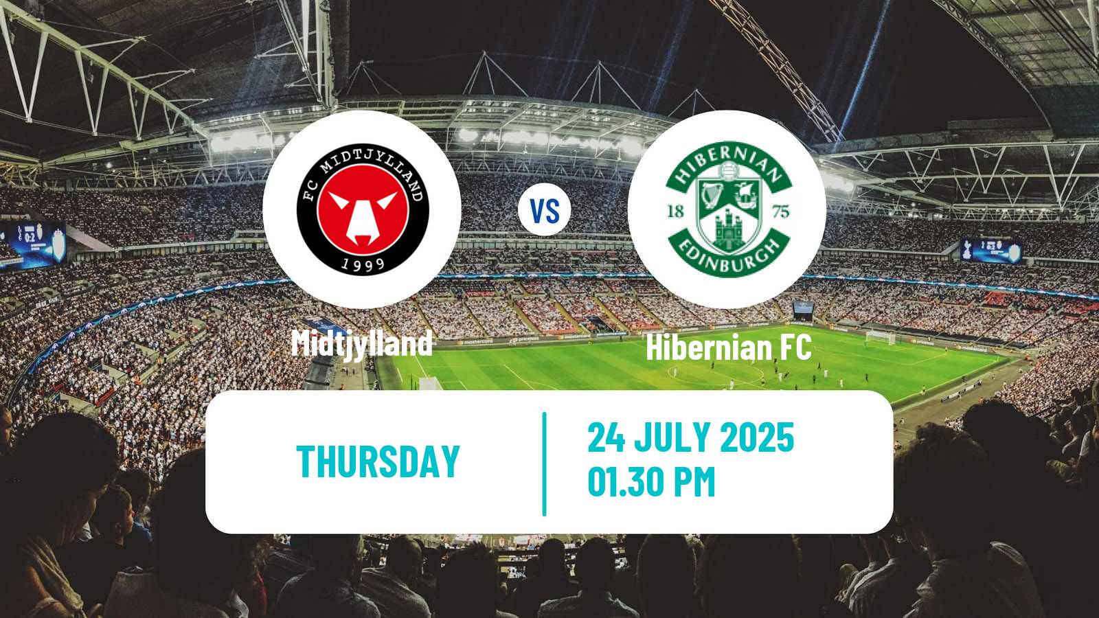 Football UEFA Europa League Midtjylland - Hibernian