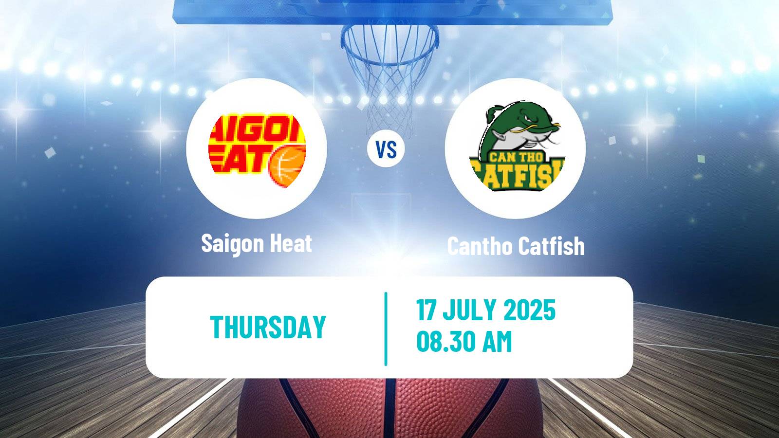 Basketball Vietnamese VBA Saigon Heat - Cantho Catfish