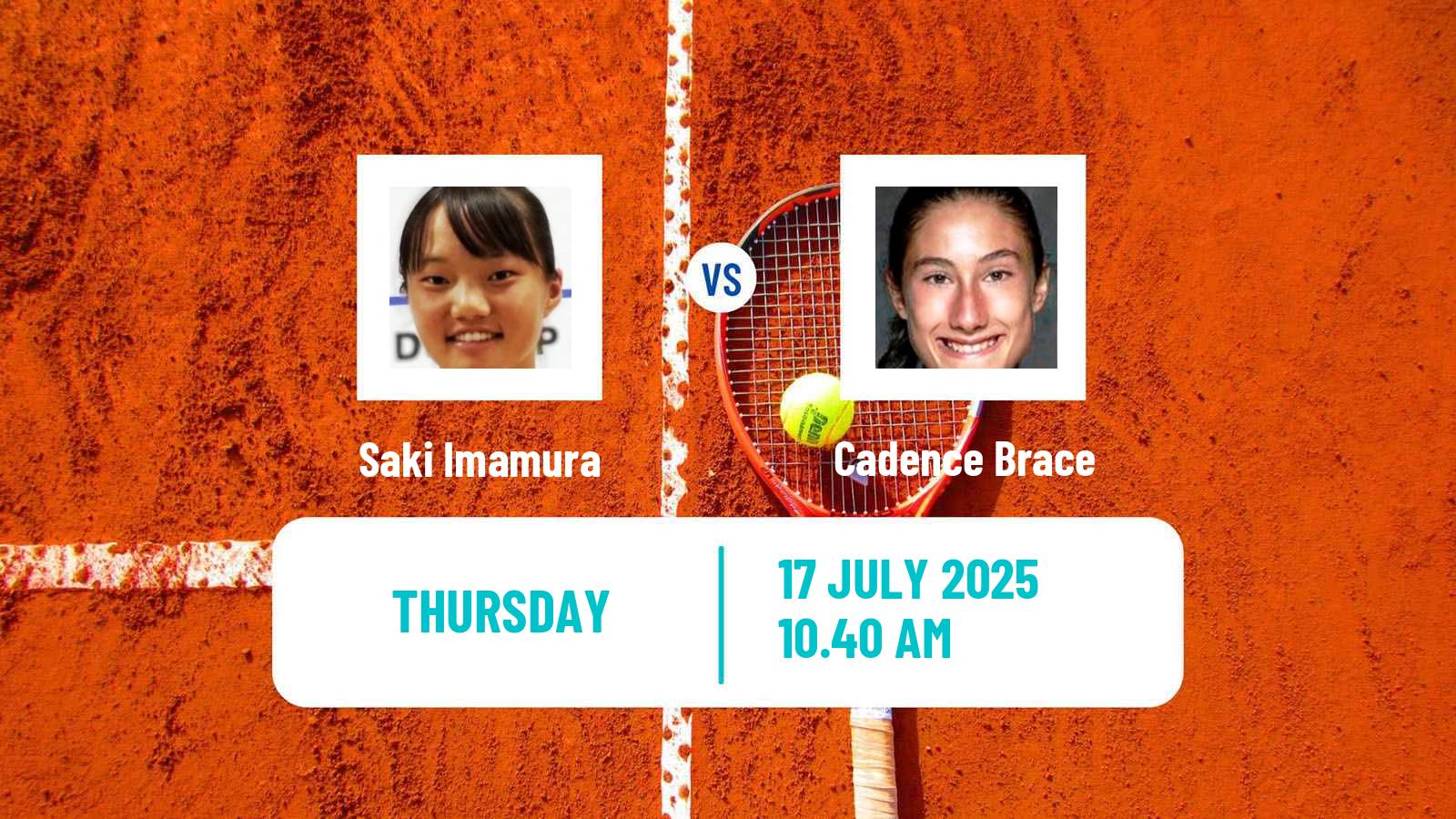 Tennis ITF W75 Granby Women Saki Imamura - Cadence Brace