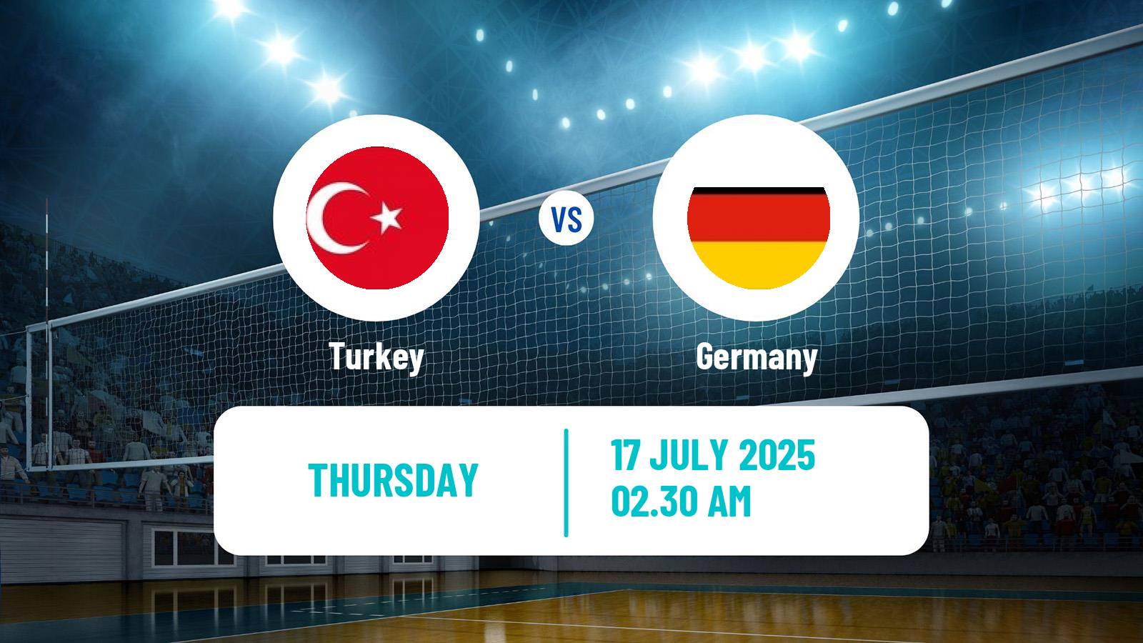 Volleyball Nations League Volleyball Turkey - Germany