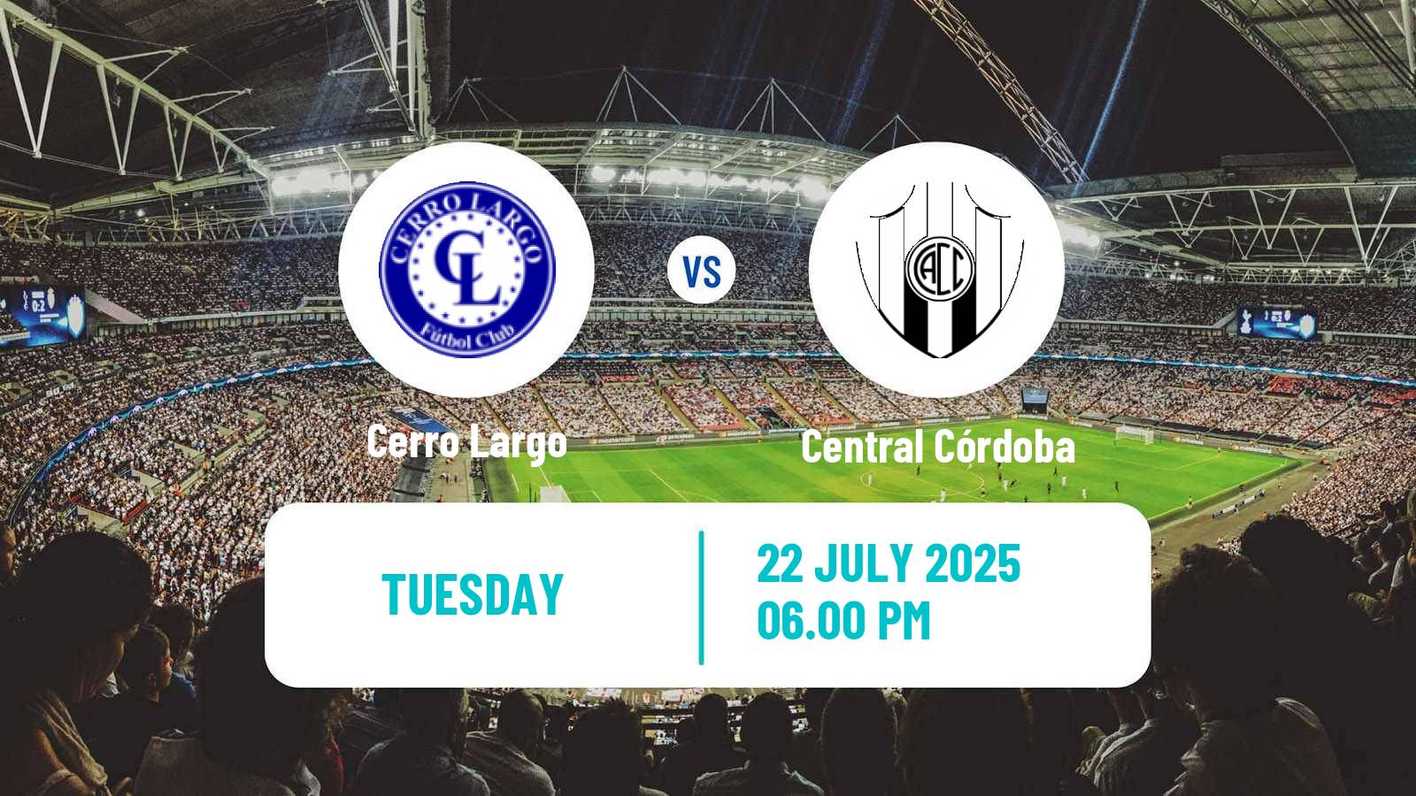 Football Copa Sudamericana Cerro Largo - Central Córdoba