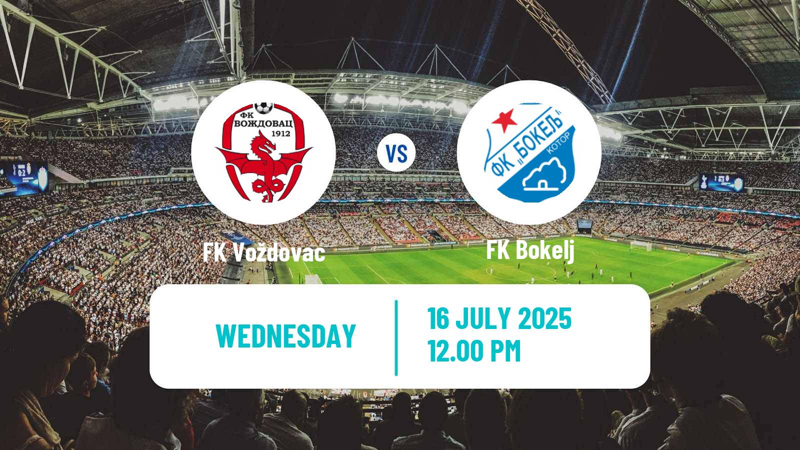 Football Club Friendly Voždovac - Bokelj