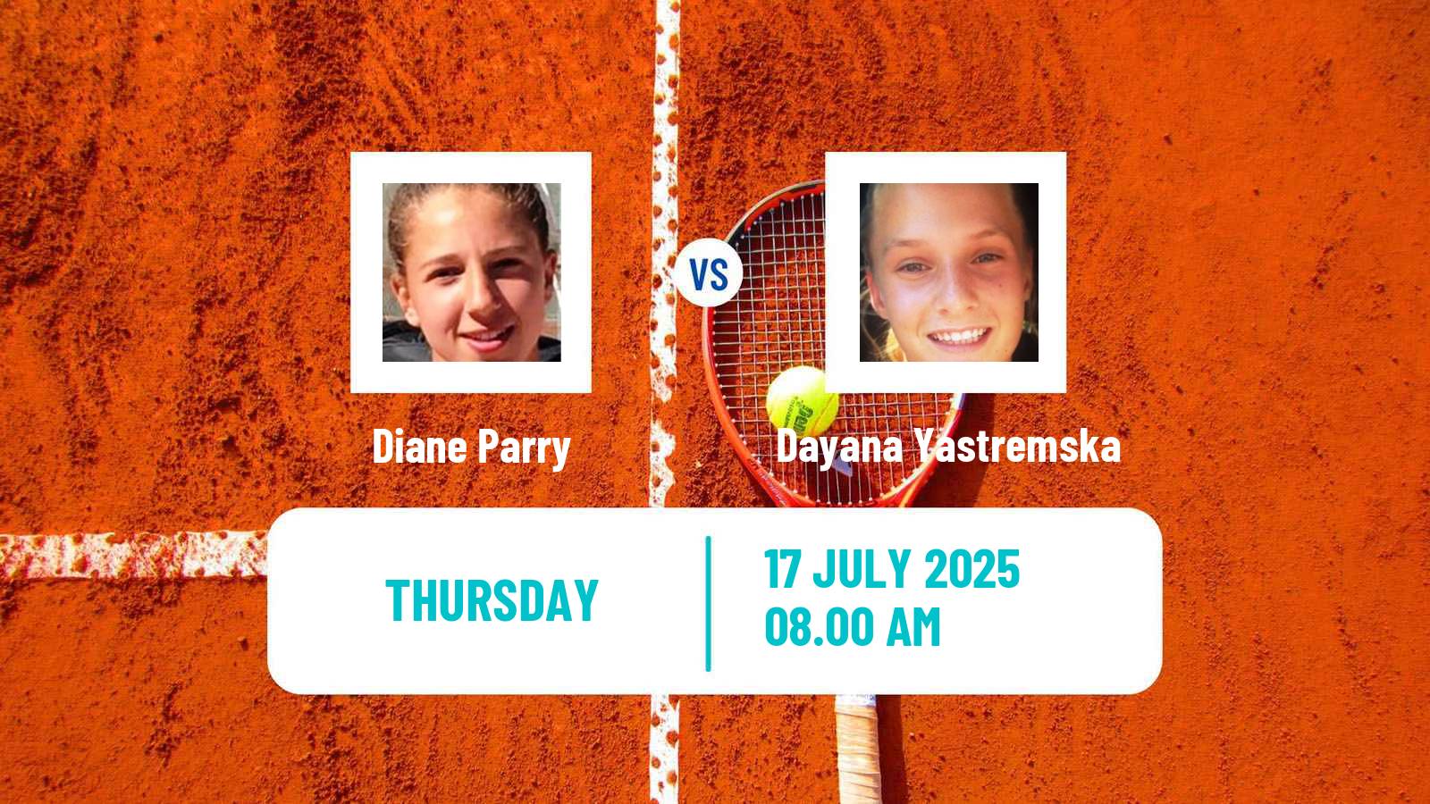 Tennis WTA Hamburg Diane Parry - Dayana Yastremska