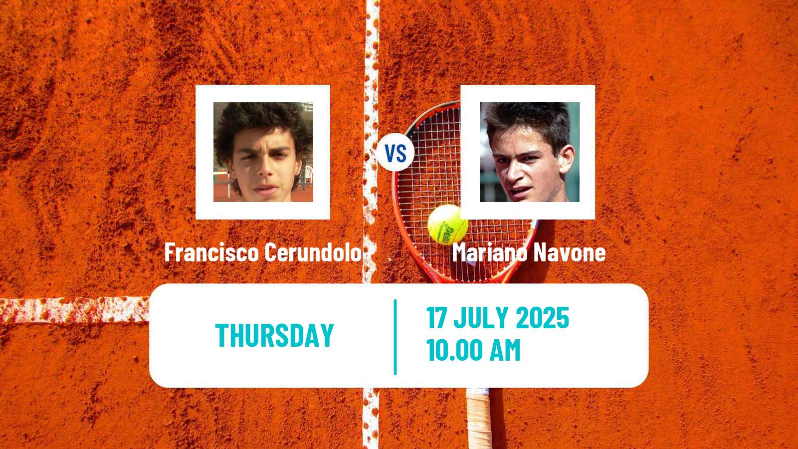 Tennis ATP Bastad Francisco Cerundolo - Mariano Navone