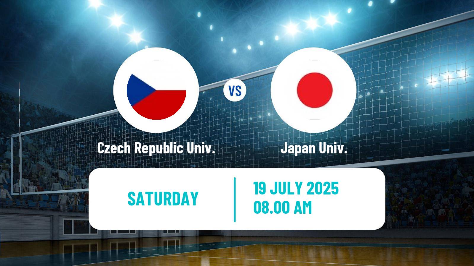 Volleyball Universiade Volleyball Czech Republic Univ. - Japan Univ.