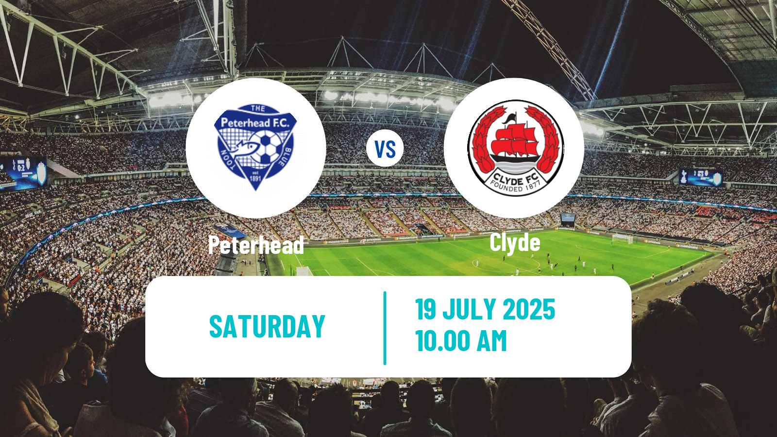 Football Scottish League Cup Peterhead - Clyde