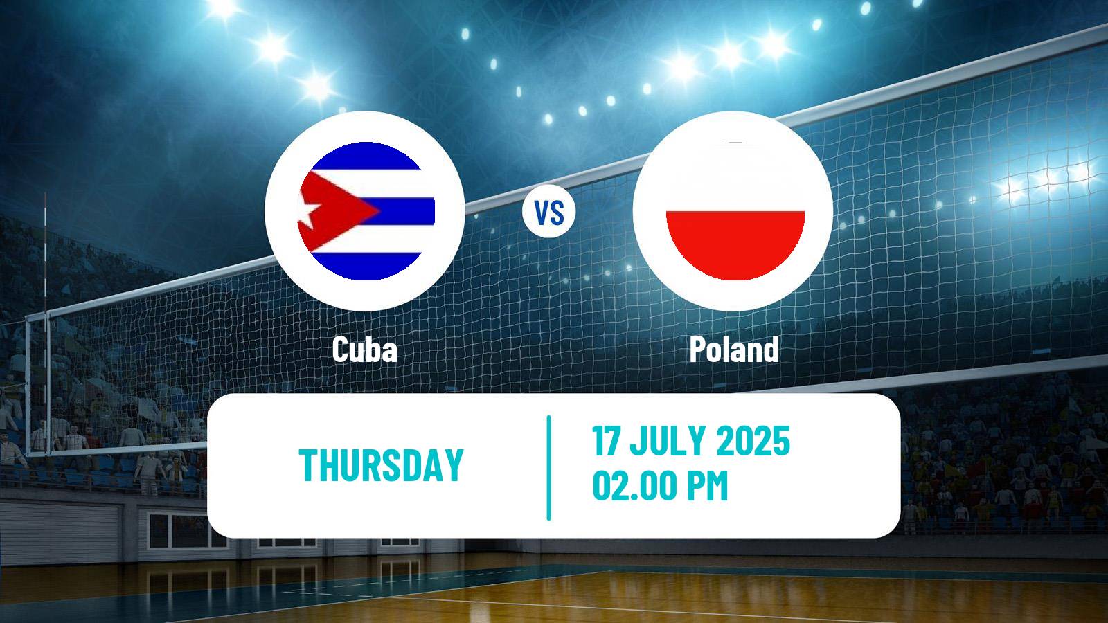 Volleyball Nations League Volleyball Cuba - Poland