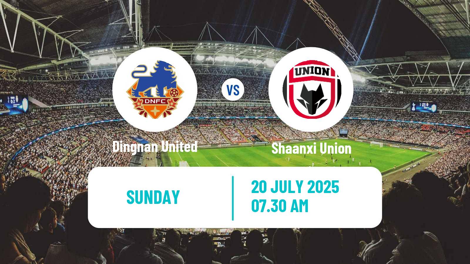 Football Chinese Jia League Dingnan United - Shaanxi Union