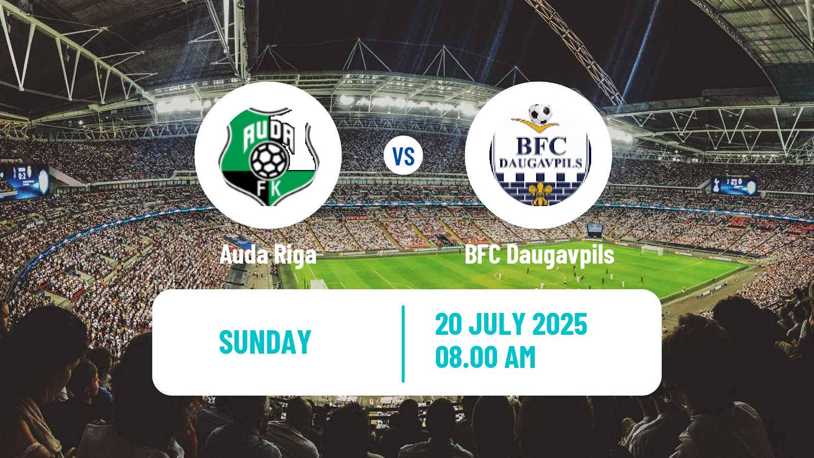 Football Latvian Virsliga Auda Riga - BFC Daugavpils