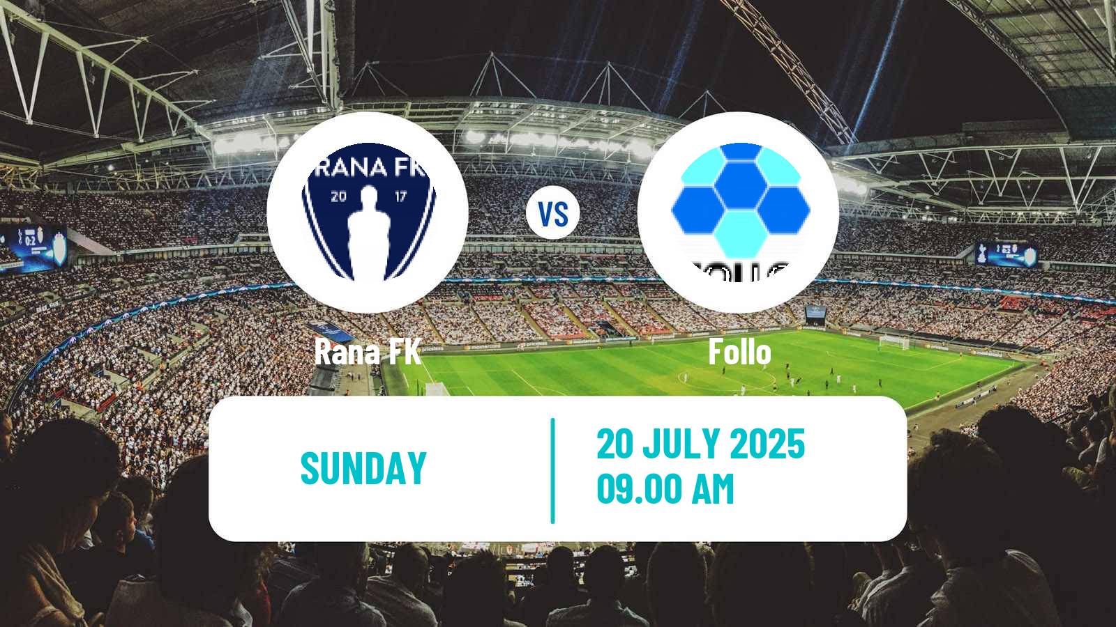 Football Norwegian Division 2 - Group 2 Rana - Follo