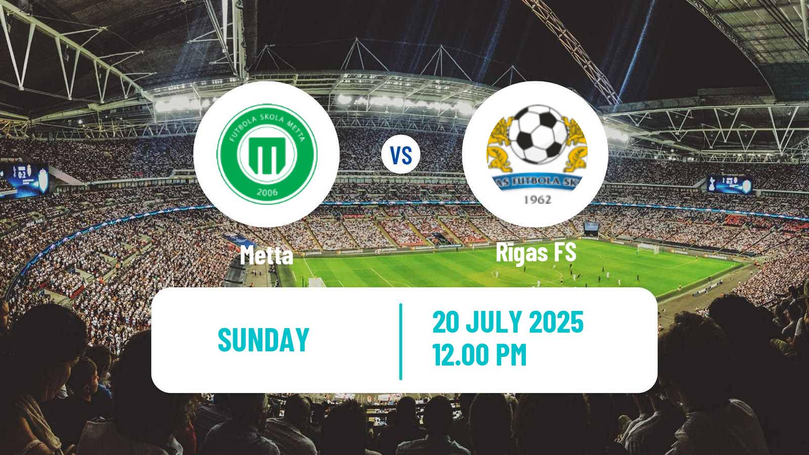 Football Latvian 1 Liga Women Metta - Rīgas FS