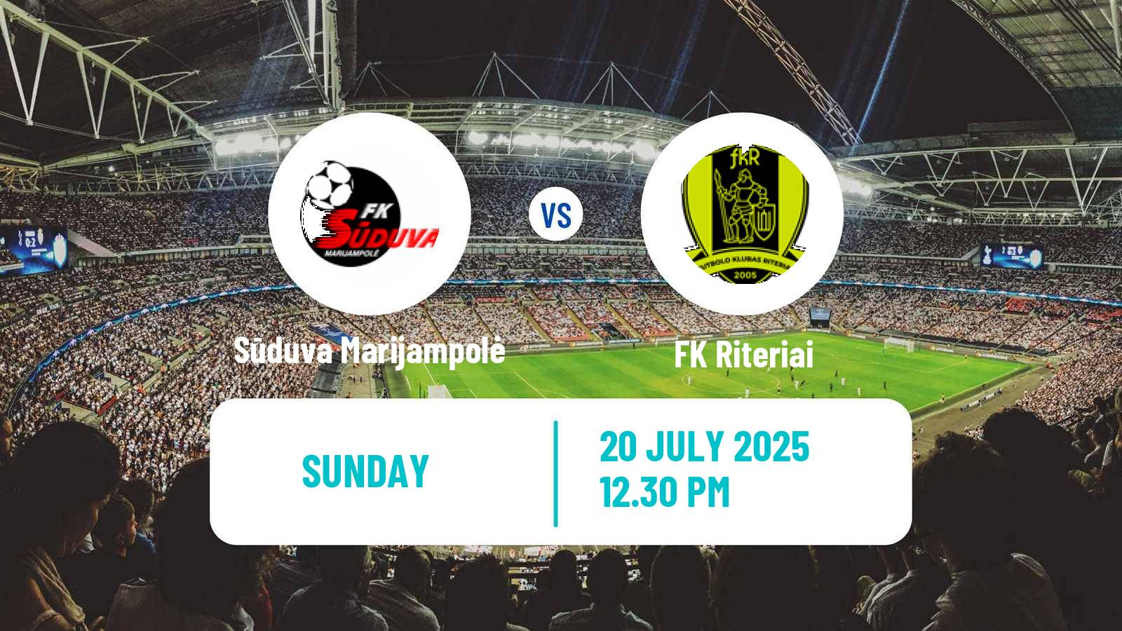 Football Lithuanian A Lyga Sūduva Marijampolė - Riteriai