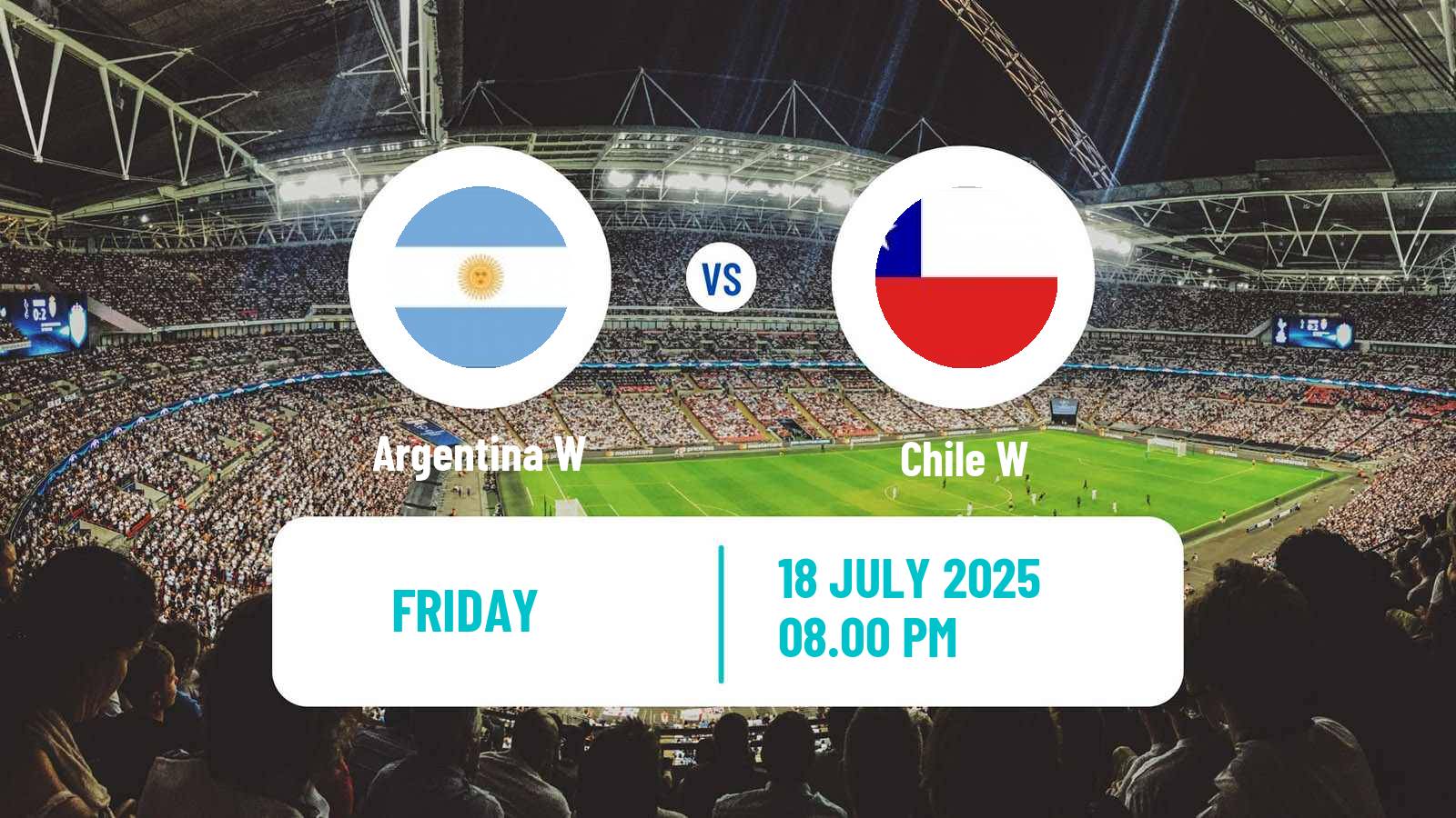 Football Copa America Women Argentina W - Chile W