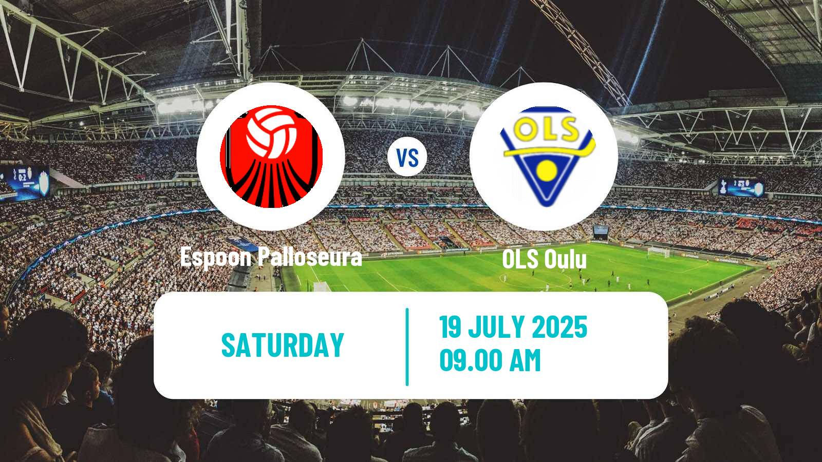 Football Finnish Ykkonen Espoon Palloseura - OLS