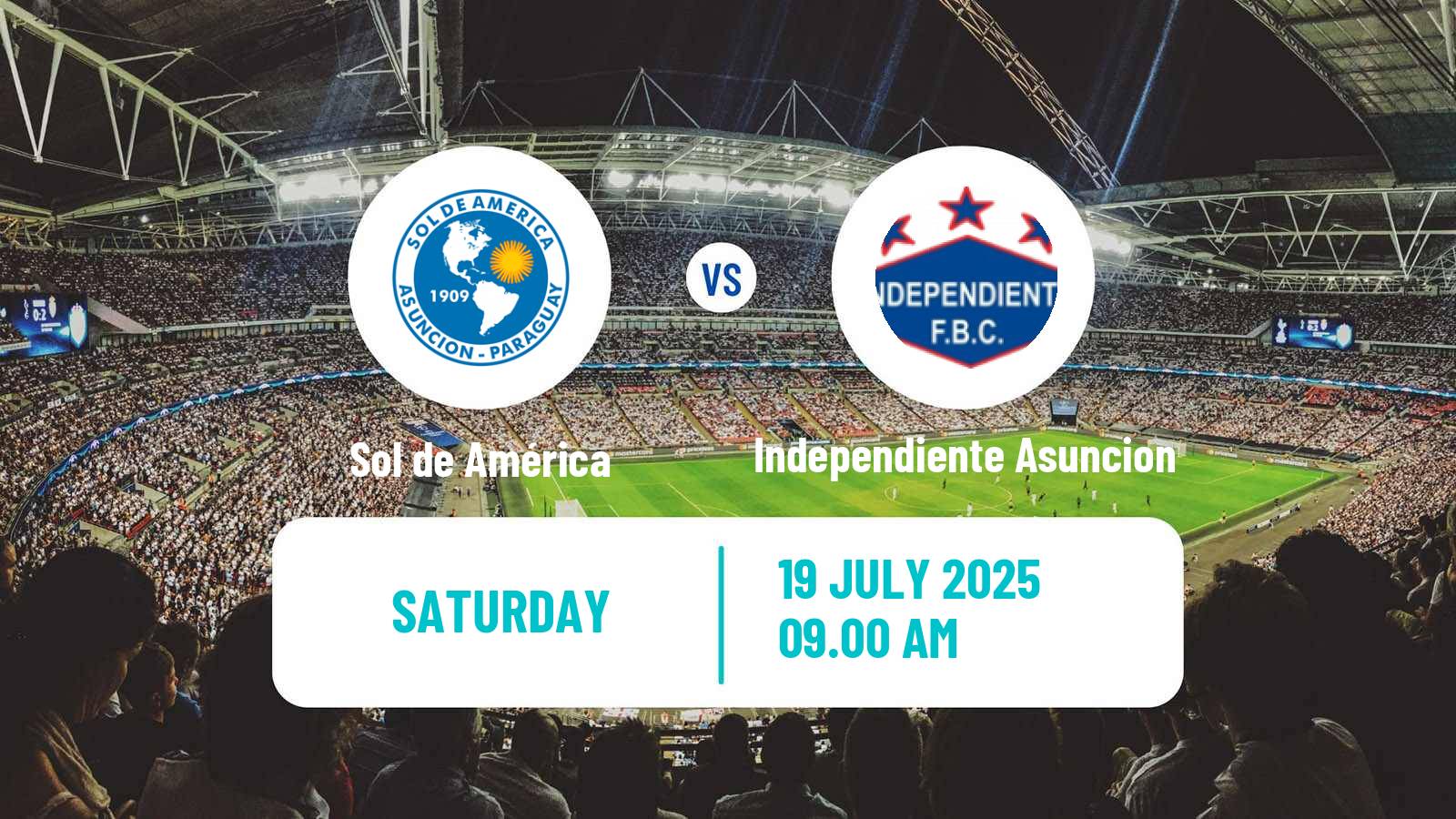 Football Paraguayan Division Intermedia Sol de América - Independiente Asuncion