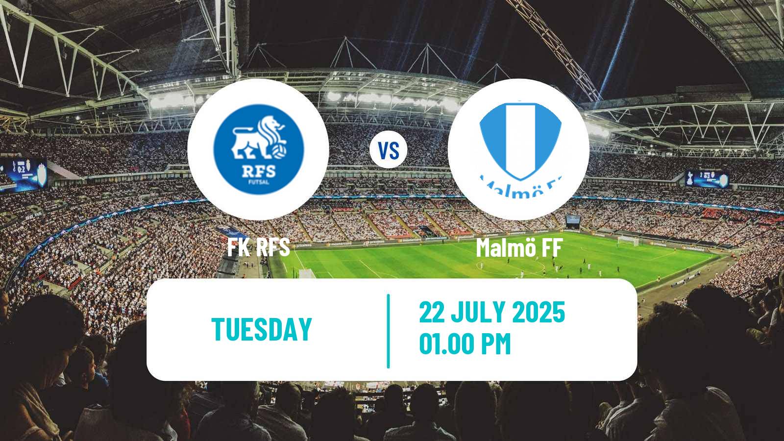 Football UEFA Champions League RFS - Malmö