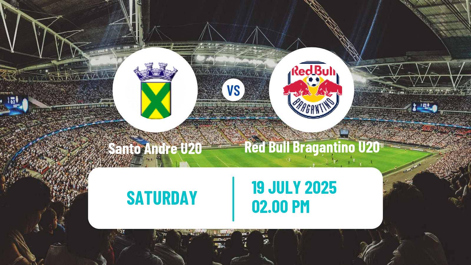 Football Brazilian Paulista U20 Santo Andre U20 - Red Bull Bragantino U20