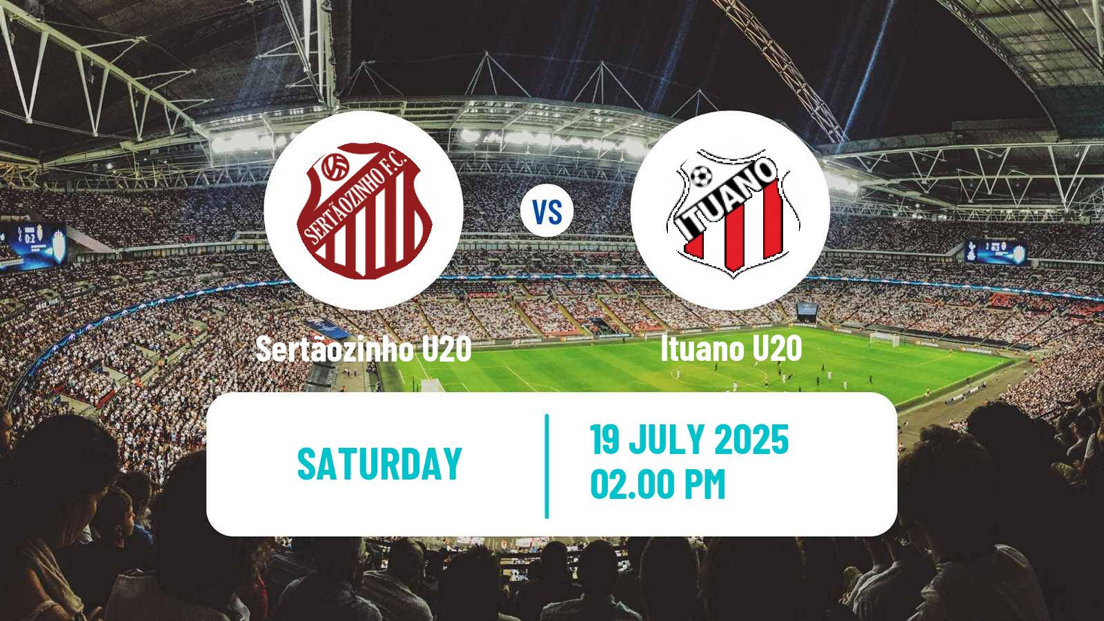 Football Brazilian Paulista U20 Sertãozinho U20 - Ituano U20