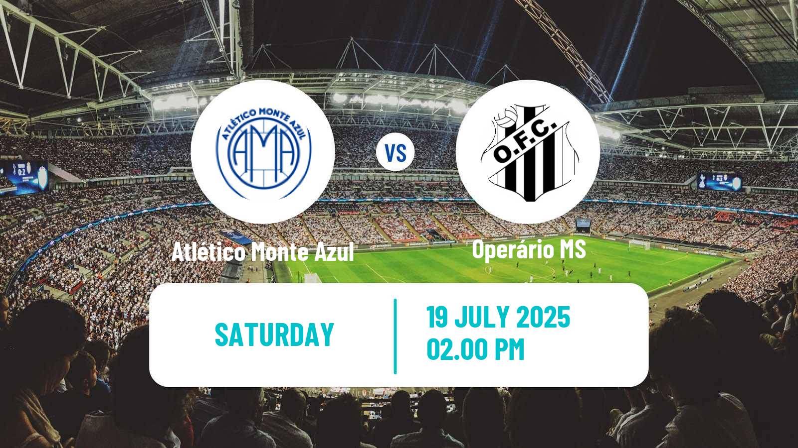Football Brazilian Serie D Atlético Monte Azul - Operário MS