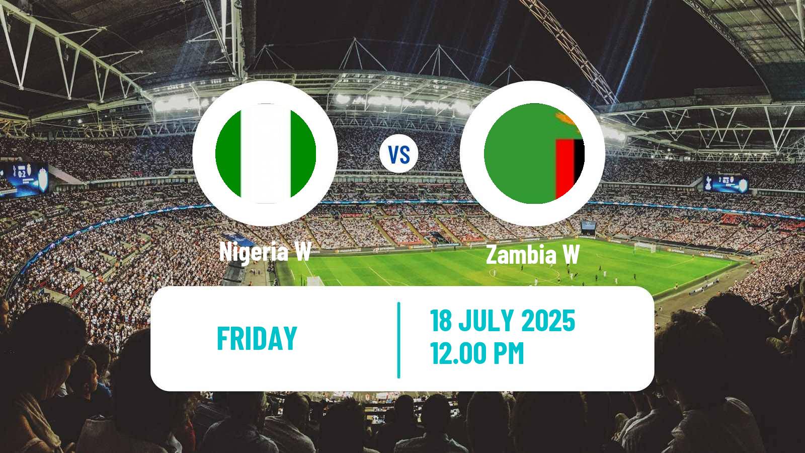 Football Africa Cup of Nations Women Nigeria W - Zambia W