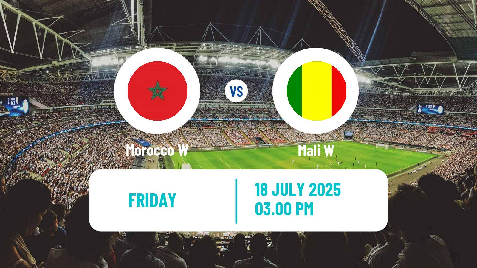 Football Africa Cup of Nations Women Morocco W - Mali W