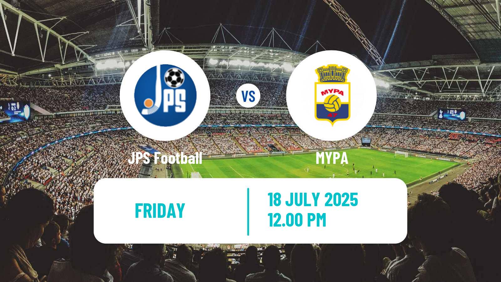 Football Finnish Kakkonen Group A JPS - MYPA