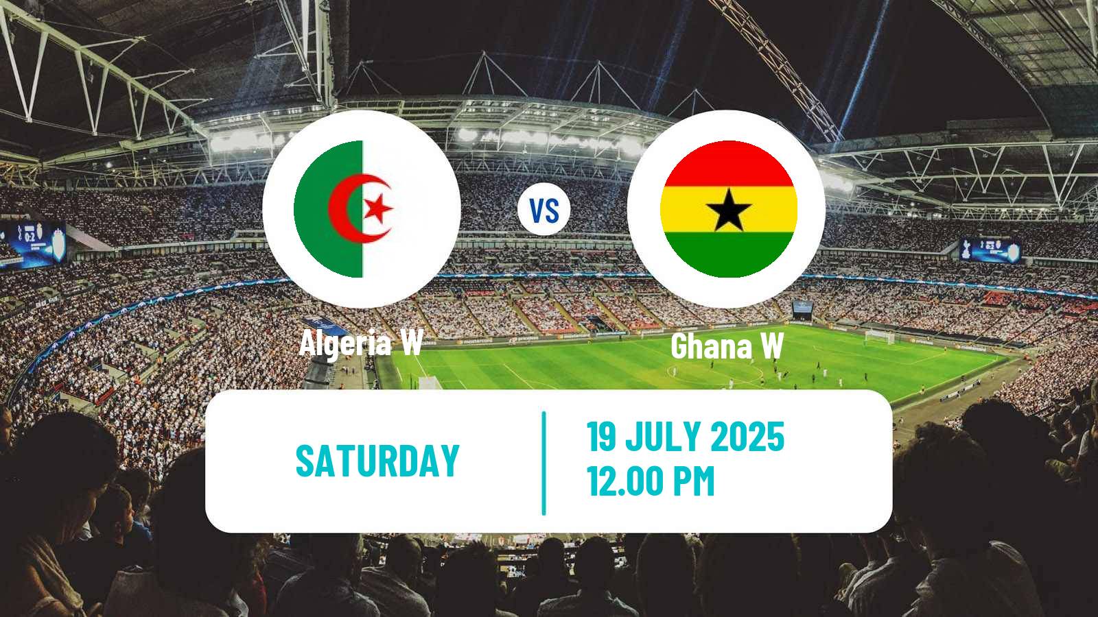 Football Africa Cup of Nations Women Algeria W - Ghana W