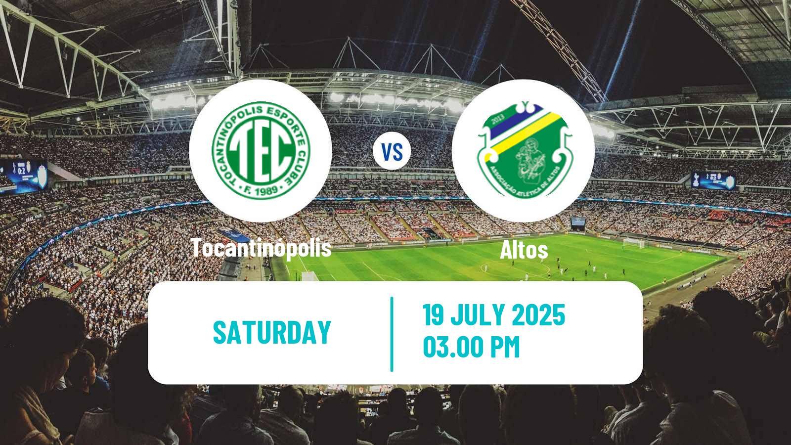 Football Brazilian Serie D Tocantinópolis - Altos