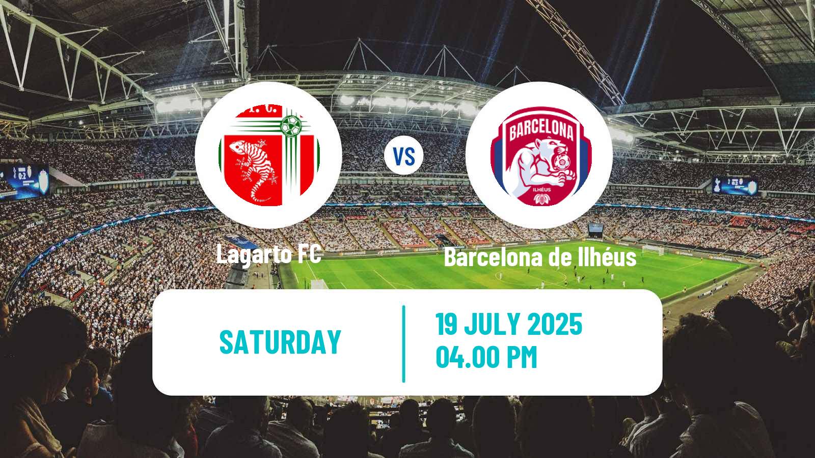 Football Brazilian Serie D Lagarto - Barcelona de Ilhéus