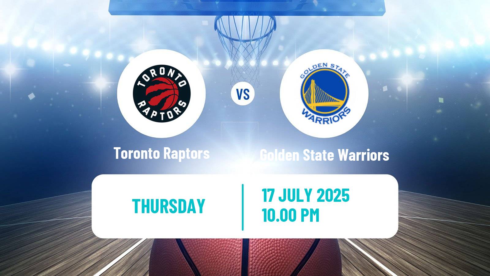 Basketball NBA Las Vegas Summer League Toronto Raptors - Golden State Warriors