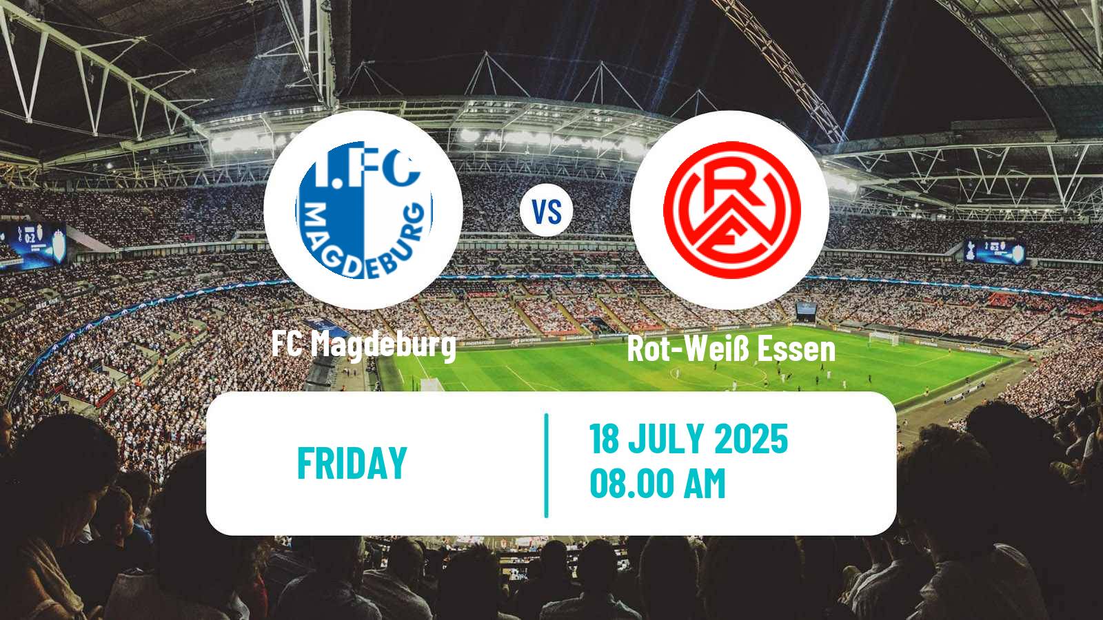 Soccer Club Friendly Magdeburg - Rot-Weiß Essen