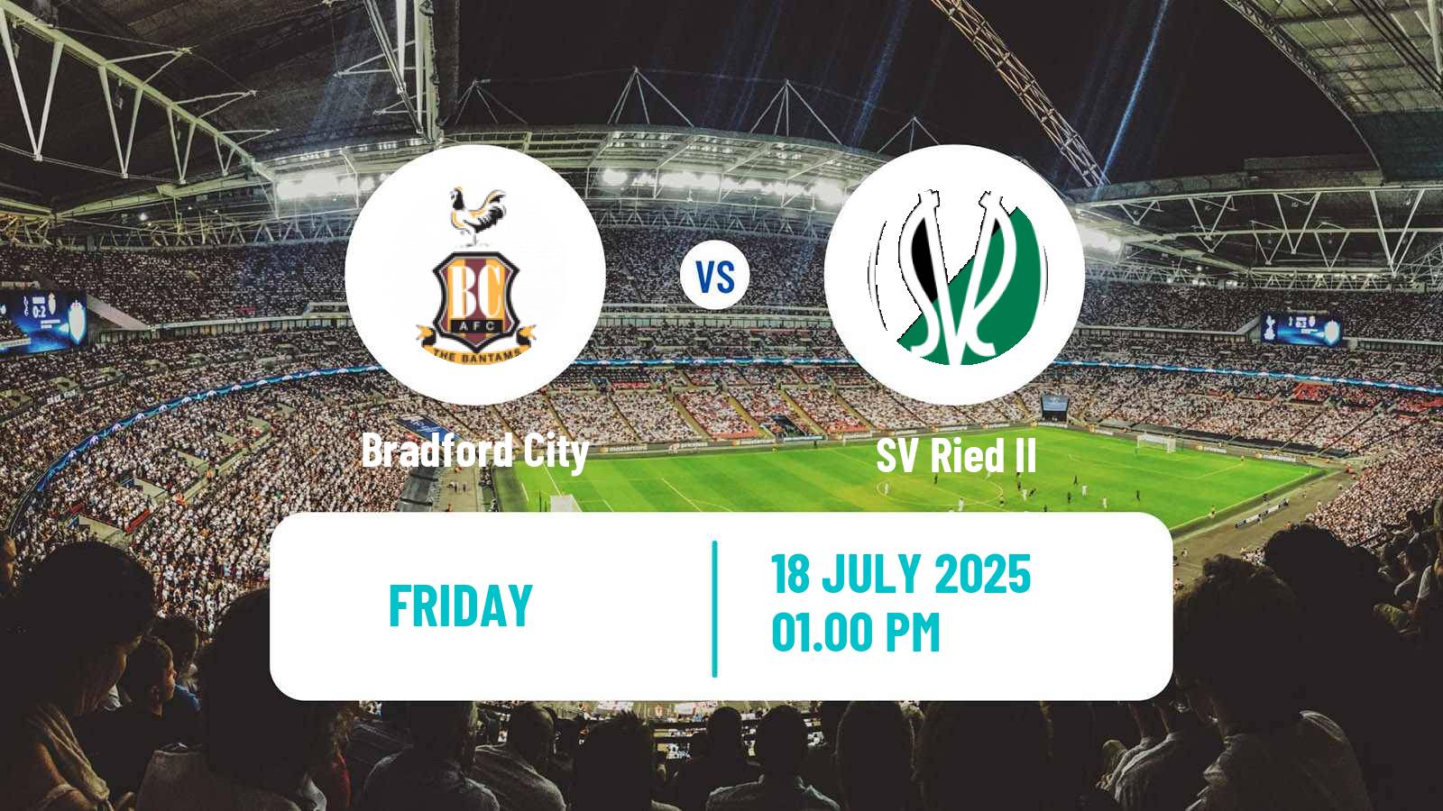 Football Club Friendly Bradford City - Ried II