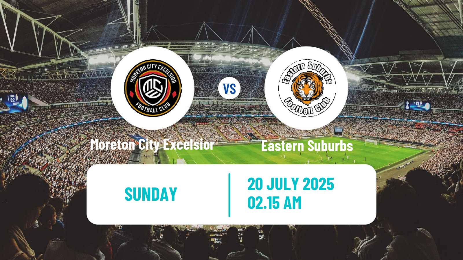 Football Australian NPL Queensland Moreton City Excelsior - Eastern Suburbs