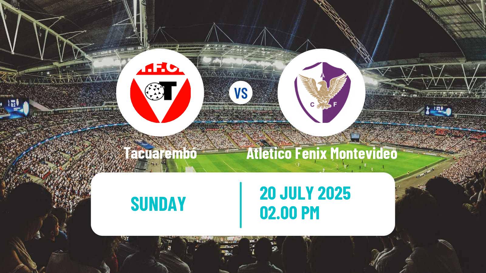 Football Uruguayan Segunda Division Tacuarembó - Atletico Fenix Montevideo