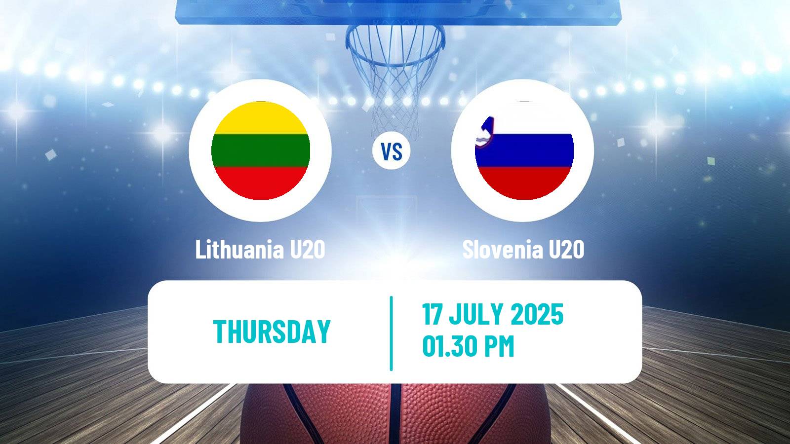 Basketball EuroBasket U20 Lithuania U20 - Slovenia U20