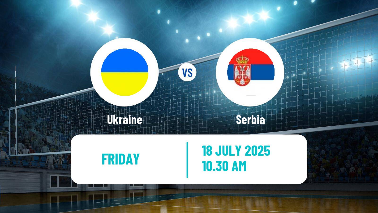 Volleyball Nations League Volleyball Ukraine - Serbia