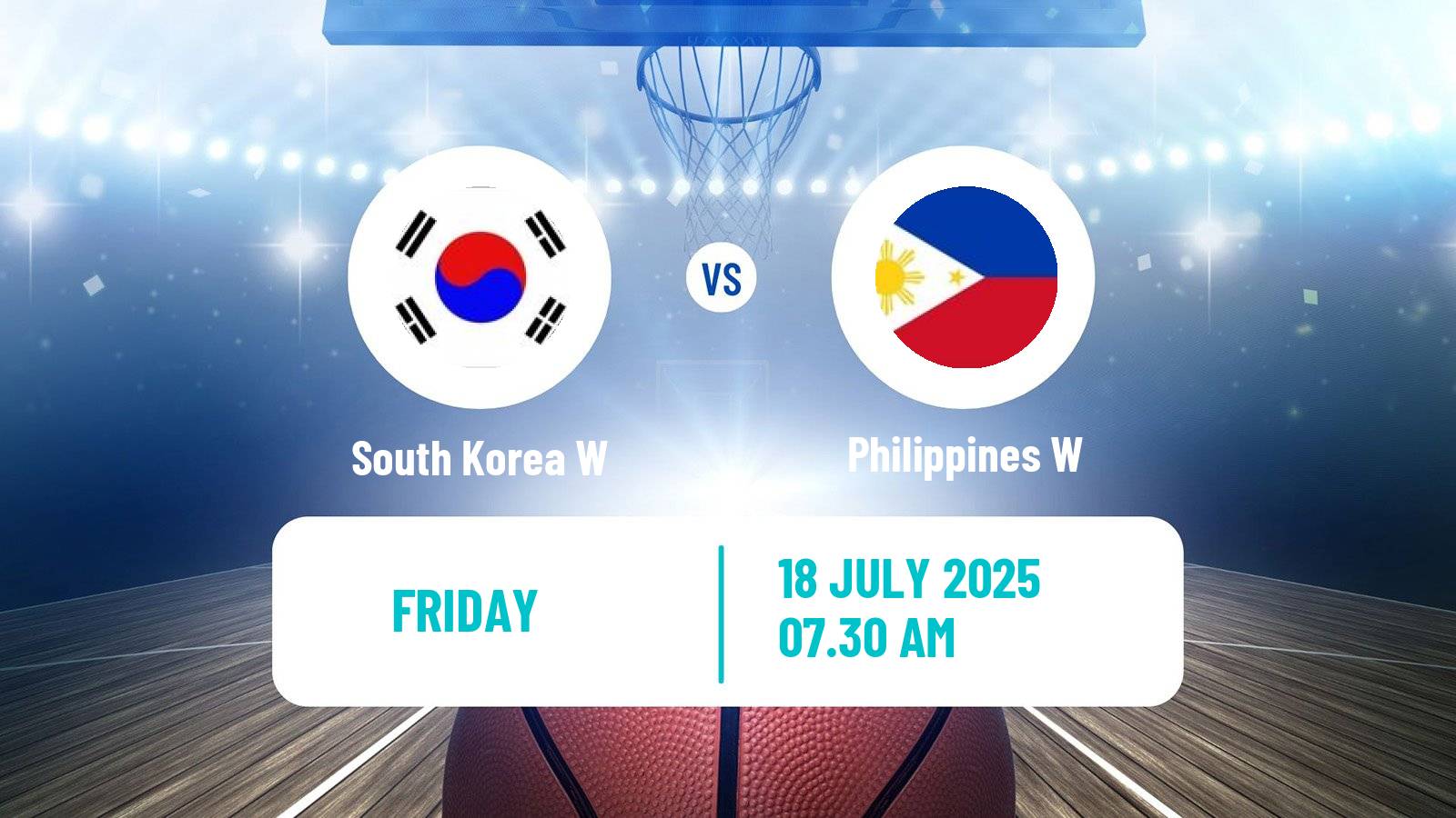 Basketball Asia Cup Basketball Women South Korea W - Philippines W