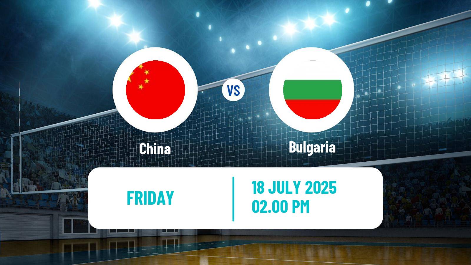 Volleyball Nations League Volleyball China - Bulgaria
