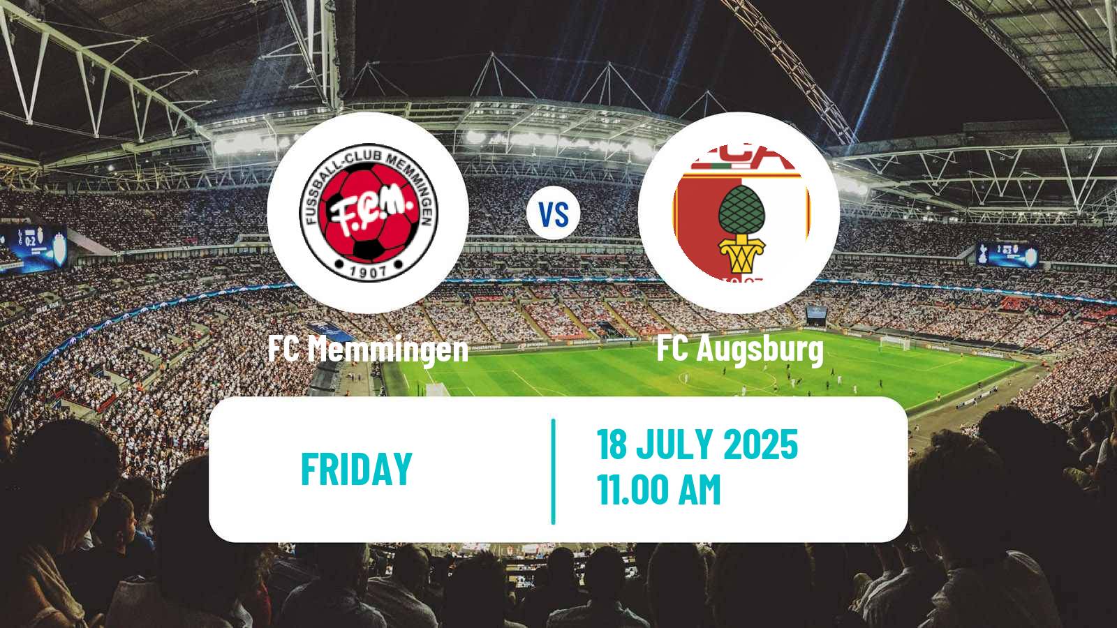 Soccer Club Friendly Memmingen - Augsburg